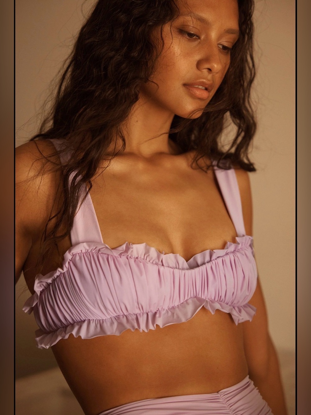 Marysia Swim Lilac Ruffled Bikini Separates